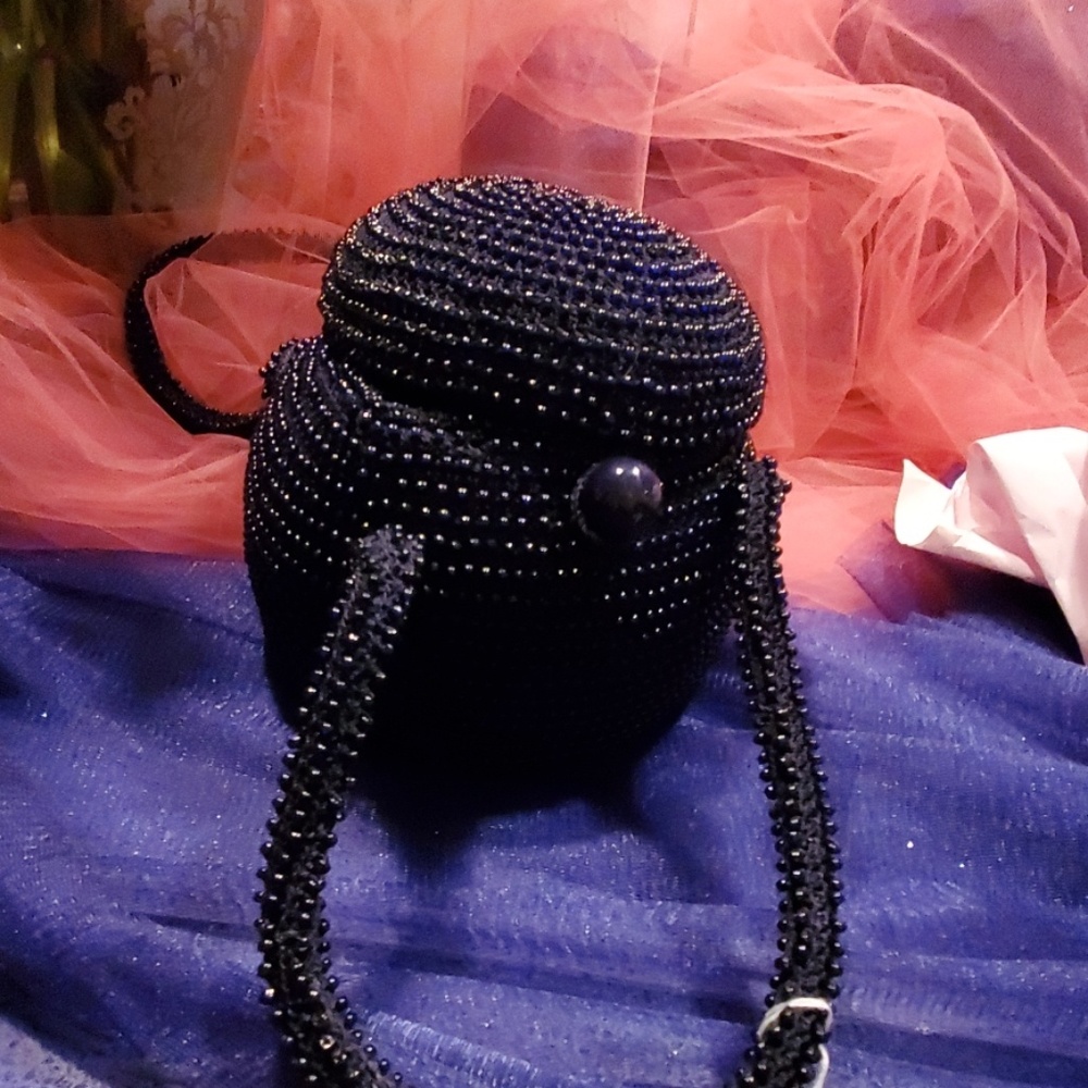 Gorgeous Beaded Josef round bag